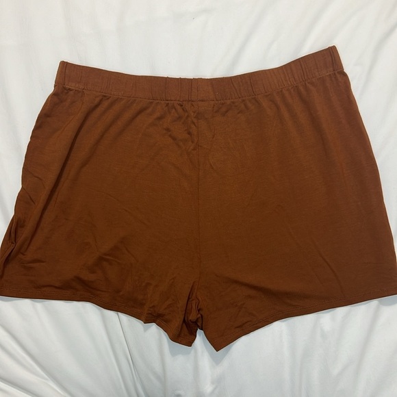 SKIMS SLEEP SHORTS IN COPPER SIZE XL STRETCHY SOFT LOUNGE SHORTS - Picture 5 of 8